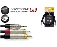 Audio kabelis Stagg NYC3/MPS2CMR, 3m