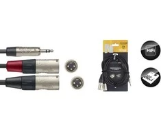 Audio kabelis Stagg NYC3/MPS2XMR, 3m