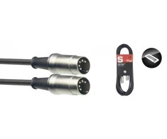 MIDI kabelis Stagg SMD3, 3 m