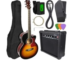 V-TONE EAG SET SB - set (4/4 electro-acoustic guitar + amplifier), sunburst