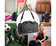 Active SPORTO KREPŠIS 30L Juodas GYM FITNESS BAGAŽAS