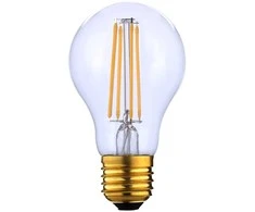 7W LED lemputė, A60, E27, skaidri, 4000K
