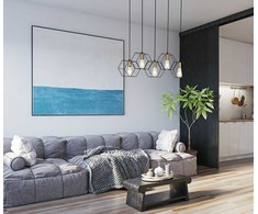 Italux Pakabinamas šviestuvas Aina PND-74889-5-BK
