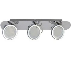 Lubinis šviestuvas 5W LED paviršinis šviestuvas ALESSIO, chromo sp./skaidrus, 3000K
