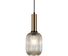 Italux Pakabinamas šviestuvas PND-5588-1M-BRO+AMB