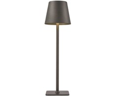 Lubinis šviestuvas 5W LED įkraunamas stalo šviestuvas ATLIS, pilkos/grafito sp., 3000/6500K, IP54, su USB jungtimi