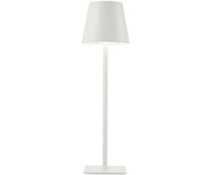 Lubinis šviestuvas 5W LED įkraunamas stalo šviestuvas ATLIS, baltas, 3000/6500K, IP54, su USB jungtimi