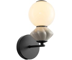 Lubinis šviestuvas 5W LED sieninis šviestuvas BALOS, juodos/baltos sp., 3000K