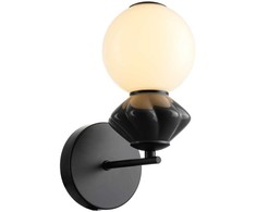 Lubinis šviestuvas 5W LED sieninis šviestuvas BALOS, juodos/baltos sp., 3000K