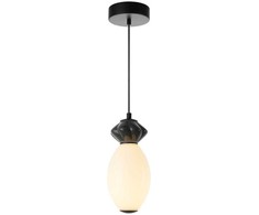 Lubinis šviestuvas 7W LED pakabinamas šviestuvas BALOS, juodos/baltos sp., 3000K