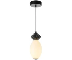 Lubinis šviestuvas 7W LED pakabinamas šviestuvas BALOS, juodos/baltos sp., 3000K
