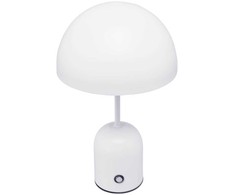 Lubinis šviestuvas 2W LED įkraunamas stalo šviestuvas CANTIA, baltas, 3000/6500K, dimeriuojamas