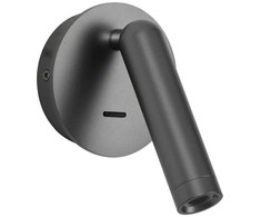 2,5W LED sieninis šviestuvas CARDA, pilkas, 3000K