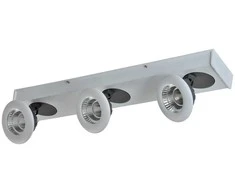 Lubinis šviestuvas 21W LED paviršinis šviestuvas CATALINA, baltos/pilkos sp., 3000K