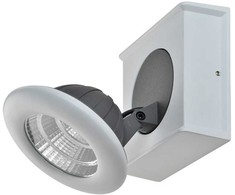 Lubinis šviestuvas 7W LED paviršinis šviestuvas CATALINA, baltos/pilkos sp., 3000K