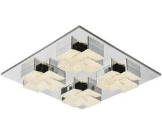 56W LED lubinis šviestuvas CLARISE, chromo sp., 3000K