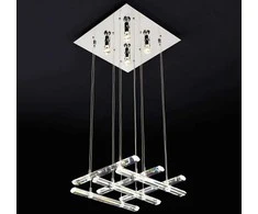 Lubinis šviestuvas Pakabinamas šviestuvas DIAMOND, G4+GU10, chromo sp.