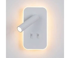 Lubinis šviestuvas 8W LED sieninis šviestuvas DORIA, baltas, 3000K