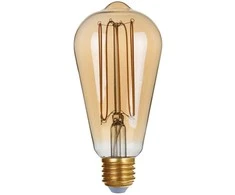 4W LED lemputė, E27, gintaro sp., 2200K, dimeriuojama