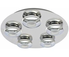 5W LED lubinis šviestuvas ELIAS, chromo sp., 3000K