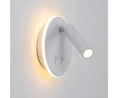 Lubinis šviestuvas 8W LED sieninis šviestuvas FURLA, baltas, 3000K