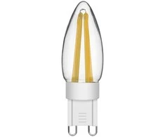 3W LED lemputė, G9, skaidri, 4000K, dimeriuojama