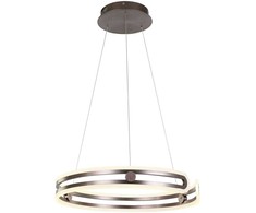 Lubinis šviestuvas 80W LED pakabinamas šviestuvas KIARA, rudos/kavos sp., 3000K, dimeriuojamas