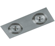 2W LED įleidžiamas šviestuvas FIAMMA, metalo sp.