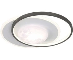 40W LED lubinis šviestuvas DESULO, juodos/baltos sp., 3000/4000/6000K