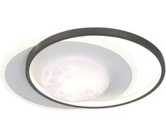 30W LED lubinis šviestuvas DESULO, juodos/baltos sp., 3000/4000/6000K