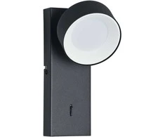 Lubinis šviestuvas 1,8W LED sieninis šviestuvas FONTEN, juodas, 4000K