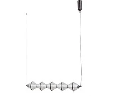 Lubinis šviestuvas 25W LED pakabinamas šviestuvas FUENTE, juodos sp./skaidrus, 3000K