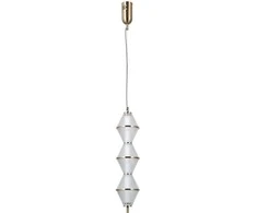 Lubinis šviestuvas 15W LED pakabinamas šviestuvas FUENTE, aukso sp./skaidrus, 3000K