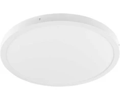 50W LED lubinis šviestuvas GLISSY ROUND, matinės baltos sp., 3000K