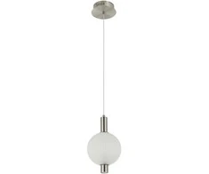 Lubinis šviestuvas 7W LED pakabinamas šviestuvas LENTI, sidabro/baltos sp., 3000K