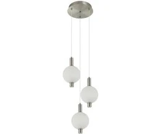 Lubinis šviestuvas 18W LED pakabinamas šviestuvas LENTI, sidabro/baltos sp., 3000K