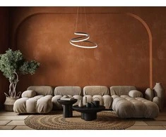 Lubinis šviestuvas 60W LED pakabinamas šviestuvas LORILA, juodas, 3000/4000/6000K