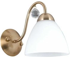 Lubinis šviestuvas Sieninis šviestuvas LUGANO, 1xE27, aukso/baltos sp.