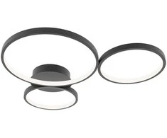 Lubinis šviestuvas 40W LED paviršinis šviestuvas MAVER, juodas, 3000/4000/6000K