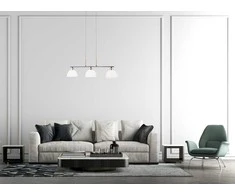 Lubinis šviestuvas 15W LED pakabinamas šviestuvas MONTIELA, juodos/aukso/baltos sp., 3000K
