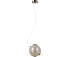 Lubinis šviestuvas 12W LED pakabinamas šviestuvas NOLA, aukso/gintaro sp., 3000K