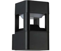 Lubinis šviestuvas 10W LED sieninis fasado šviestuvas NUTRI, juodas, 3000K, IP54