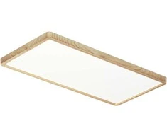 36W LED lubinis šviestuvas OLBIS, medžio/baltos sp., 2800/4000/6000K, IP44