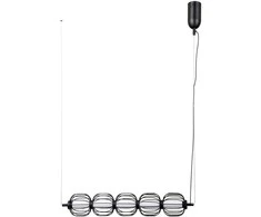 Lubinis šviestuvas 20W LED pakabinamas šviestuvas PEDRO, juodas, 3000K