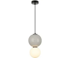 Lubinis šviestuvas 6W LED pakabinamas šviestuvas PIEVE, pilkos/matinės baltos sp., 3000K