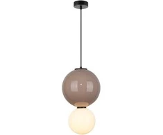 Lubinis šviestuvas 7W LED pakabinamas šviestuvas PIEVE, rudos/smėlio/baltos sp., 3000K