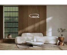 Lubinis šviestuvas 40W LED pakabinamas šviestuvas REINA, baltas, 3000/4000/6000K