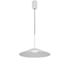 Lubinis šviestuvas 9W LED pakabinamas šviestuvas SARDENA, baltas, 3000/4000/6000K