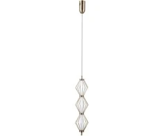 Lubinis šviestuvas 15W LED pakabinamas šviestuvas SEVIL, aukso sp., 3000K