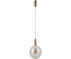 Lubinis šviestuvas 5W LED pakabinamas šviestuvas STRELA, aukso/gintaro sp., 3000K